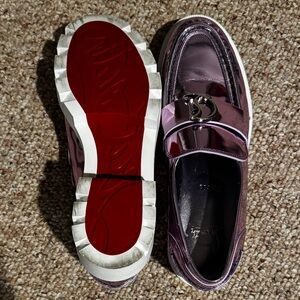christian louboutin lug flats sz 39.5